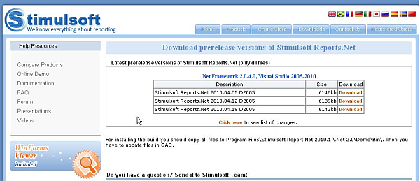 move data using vb stimulsoft reports